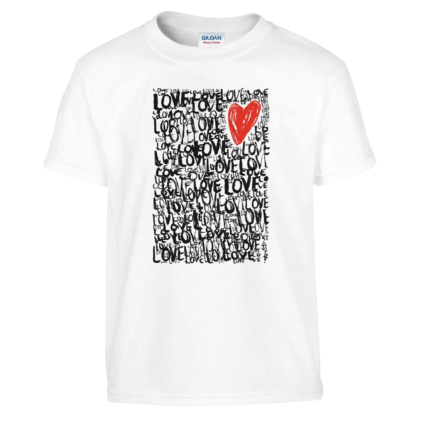 The Love - Classic Kids Crewneck T-shirt apparel White / XS