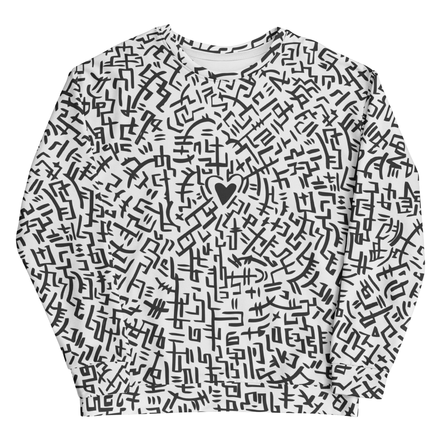 The Love Maze - Unisex all-over print Sweatshirt apparel