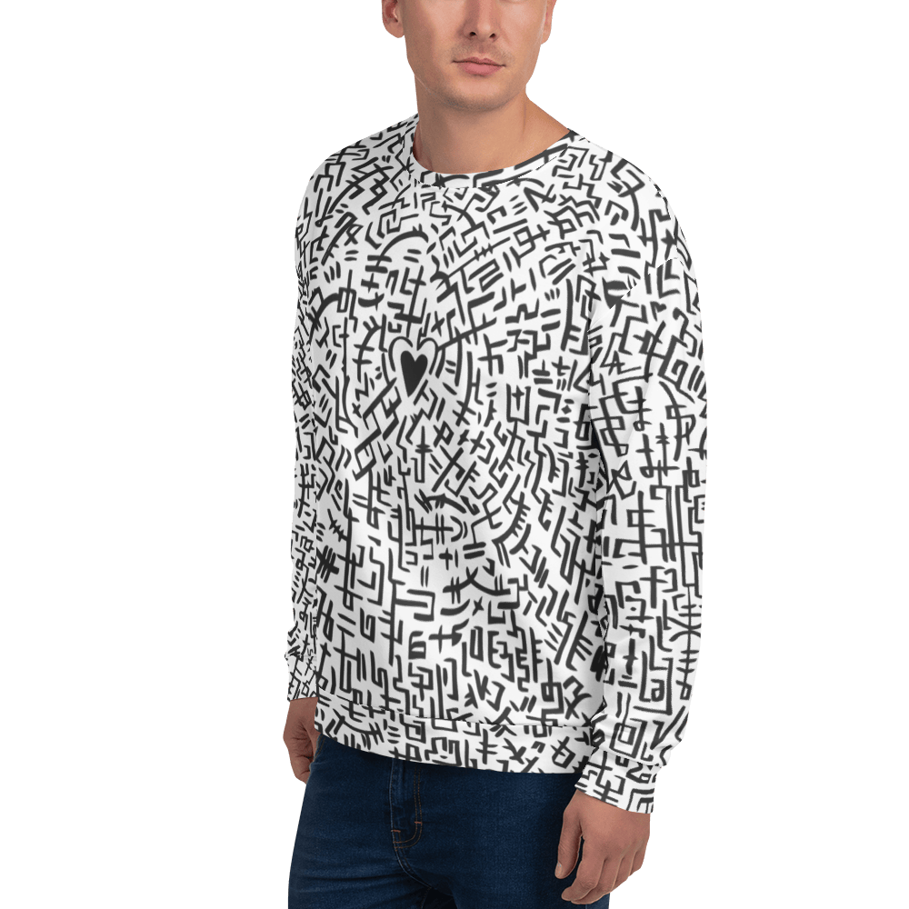 The Love Maze - Unisex all-over print Sweatshirt apparel