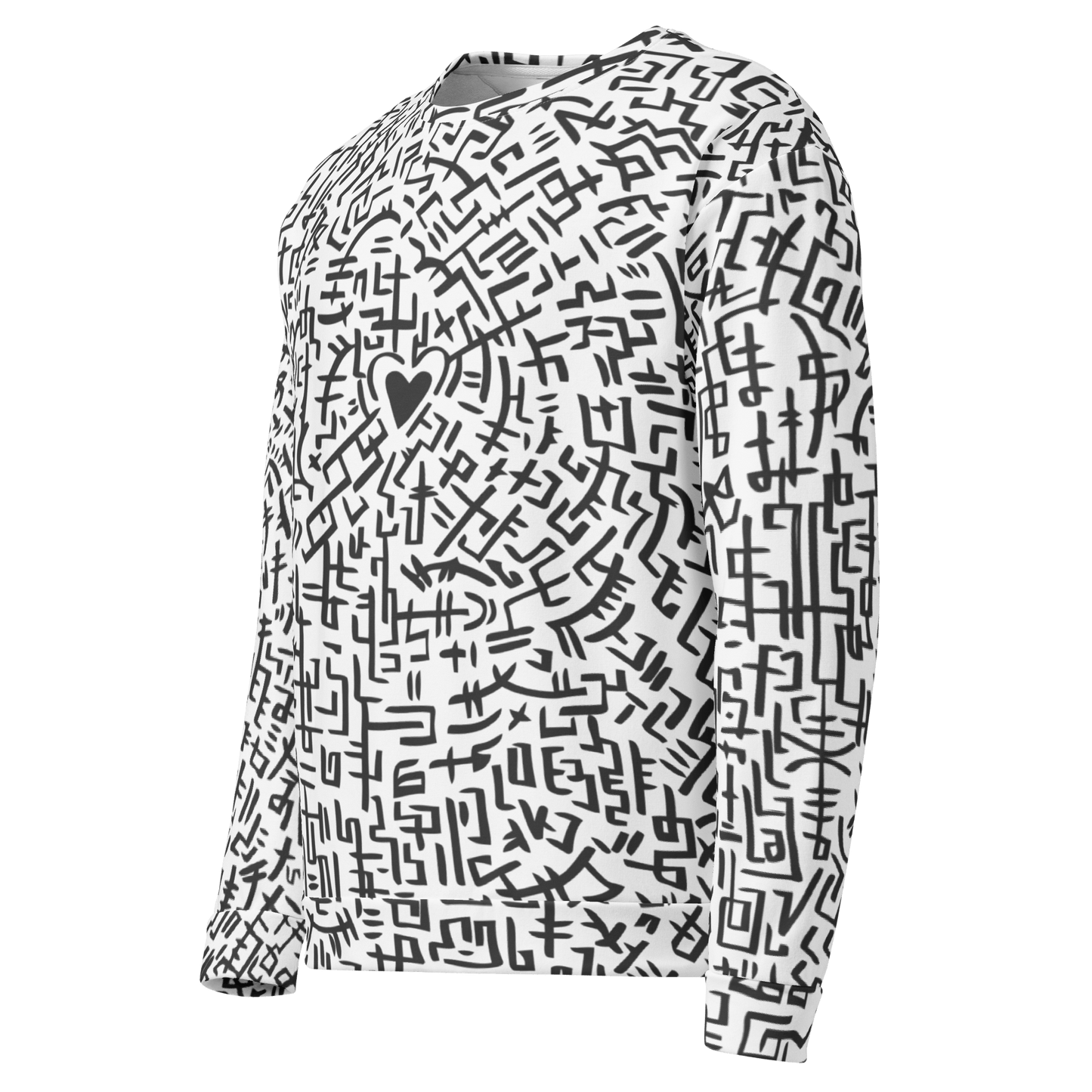 The Love Maze - Unisex all-over print Sweatshirt apparel