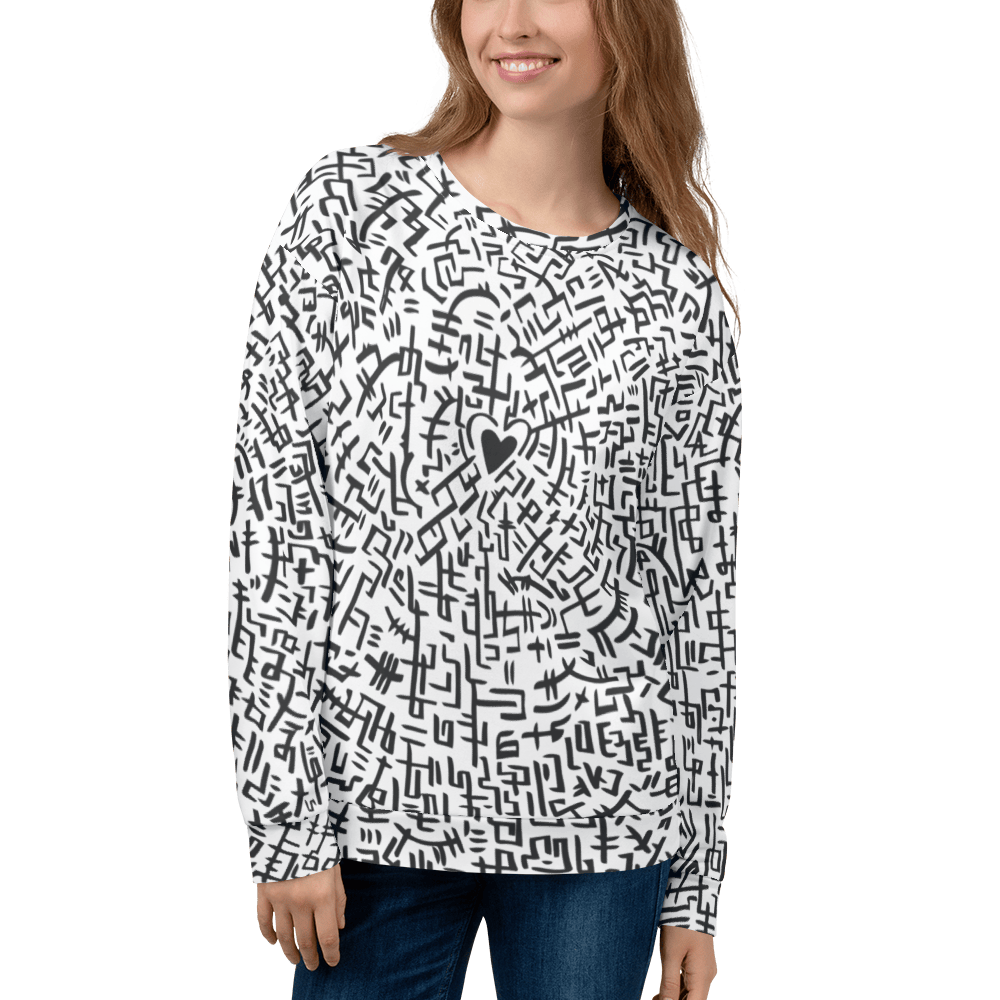 The Love Maze - Unisex all-over print Sweatshirt apparel