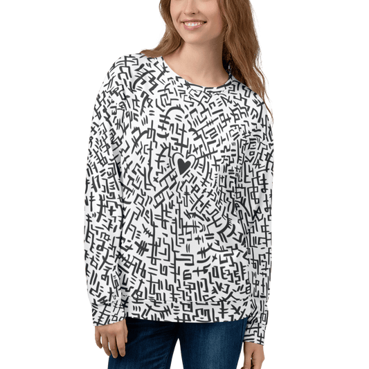 The Love Maze - Unisex all-over print Sweatshirt apparel