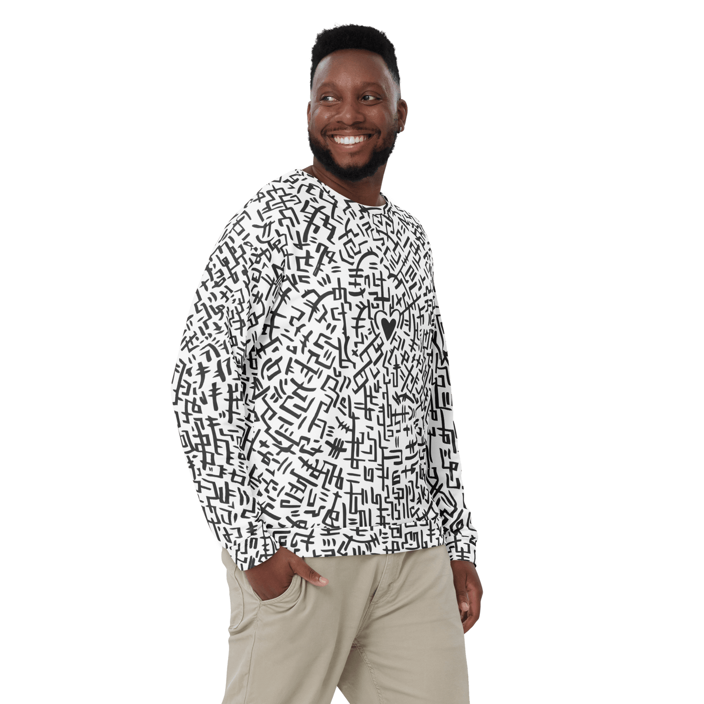 The Love Maze - Unisex all-over print Sweatshirt apparel