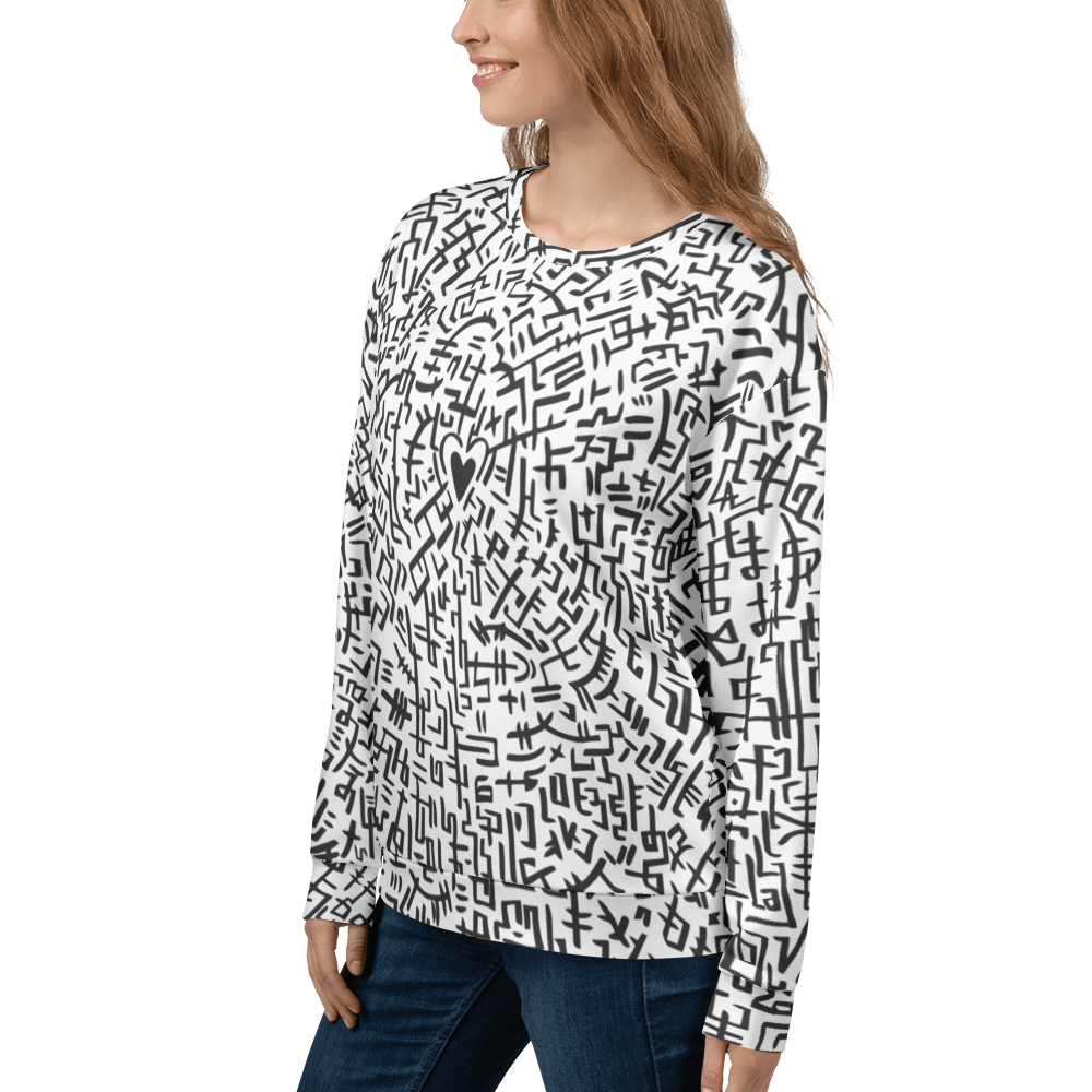 The Love Maze - Unisex all-over print Sweatshirt apparel