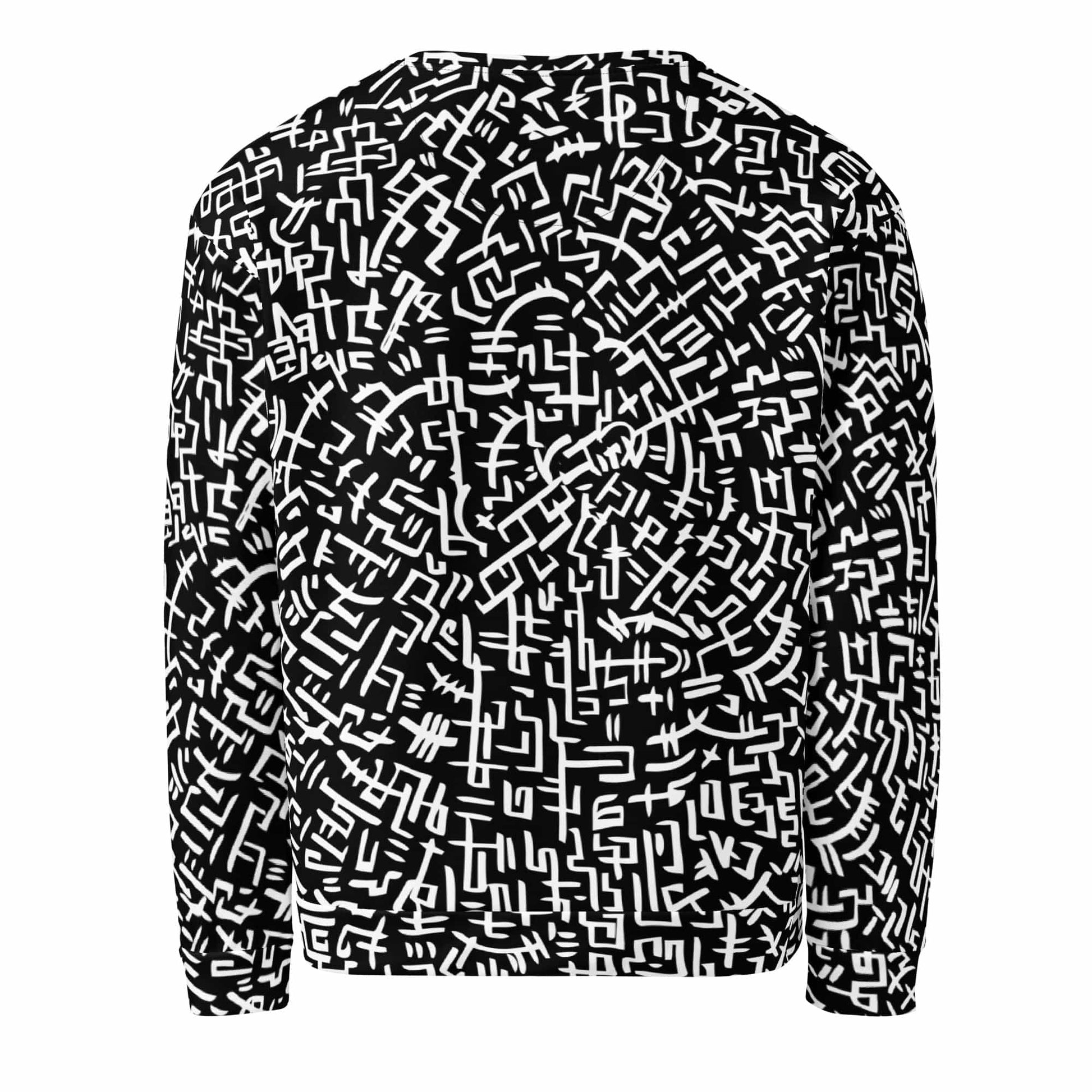 The Love Maze - Unisex all-over print Sweatshirt (Black Edition) apparel