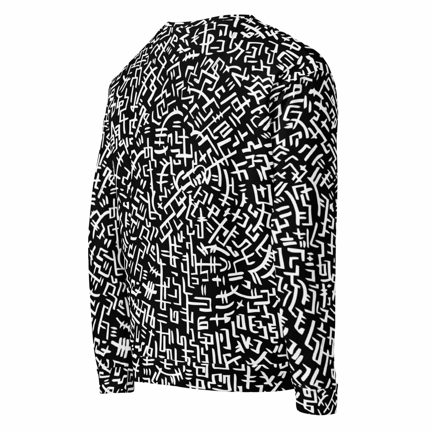 The Love Maze - Unisex all-over print Sweatshirt (Black Edition) apparel