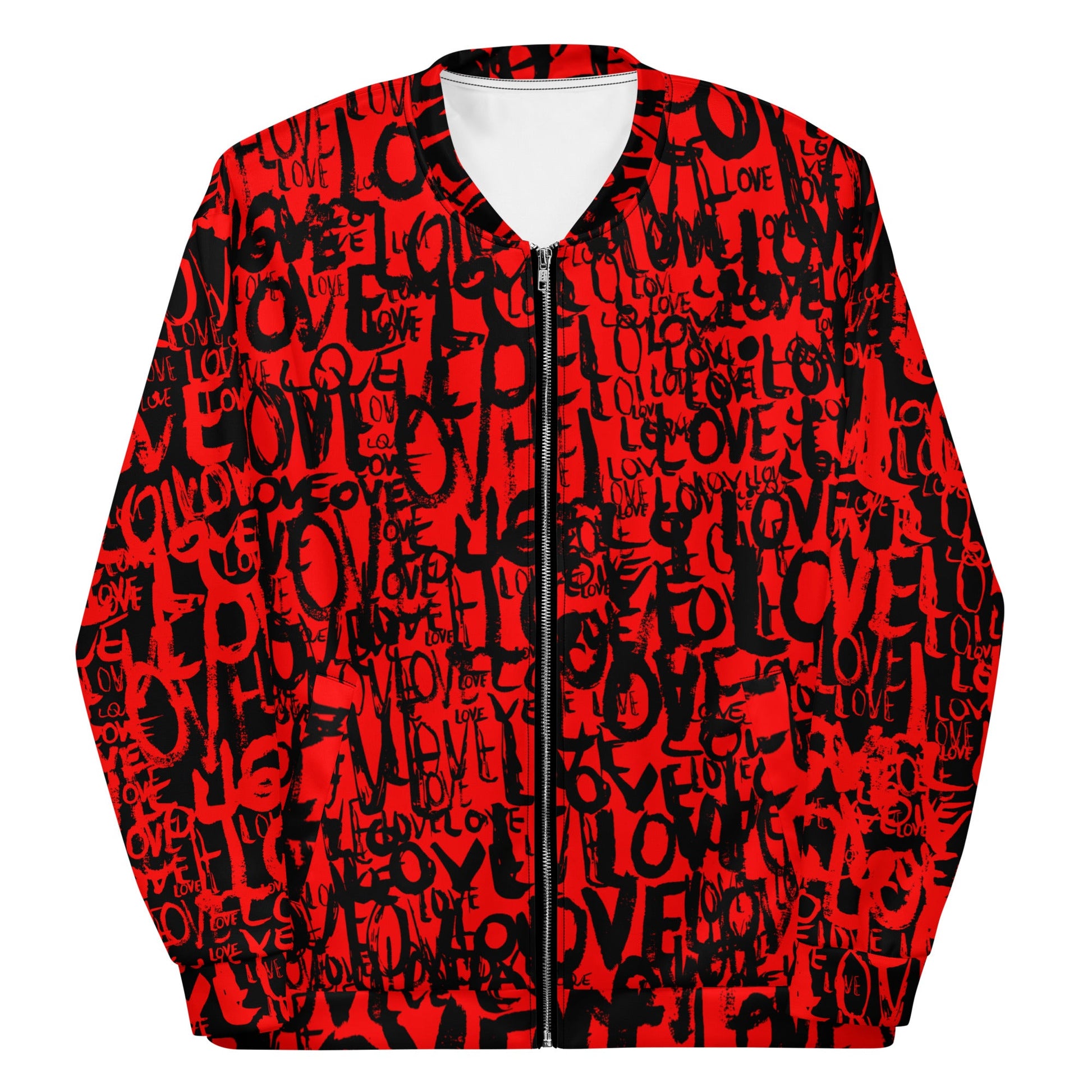 The Love Minimal - All Over Print Unisex Bomber Jacket jackets