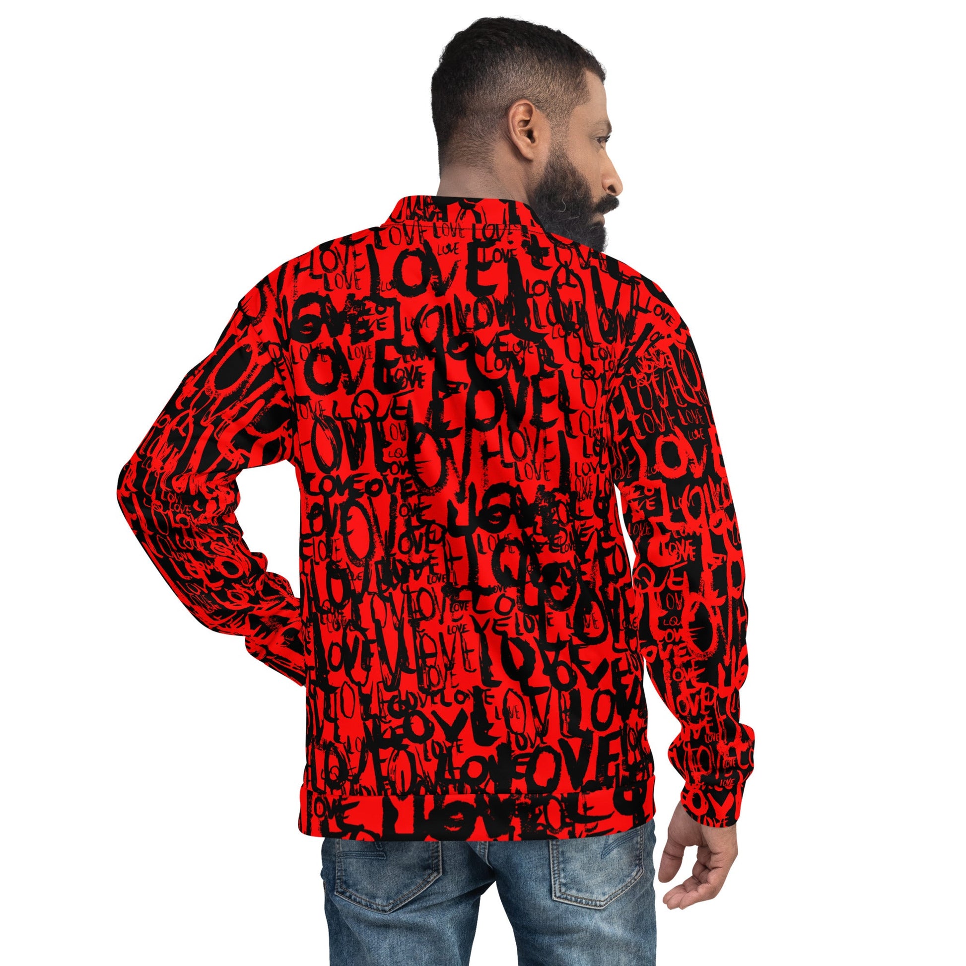 The Love Minimal - All Over Print Unisex Bomber Jacket jackets