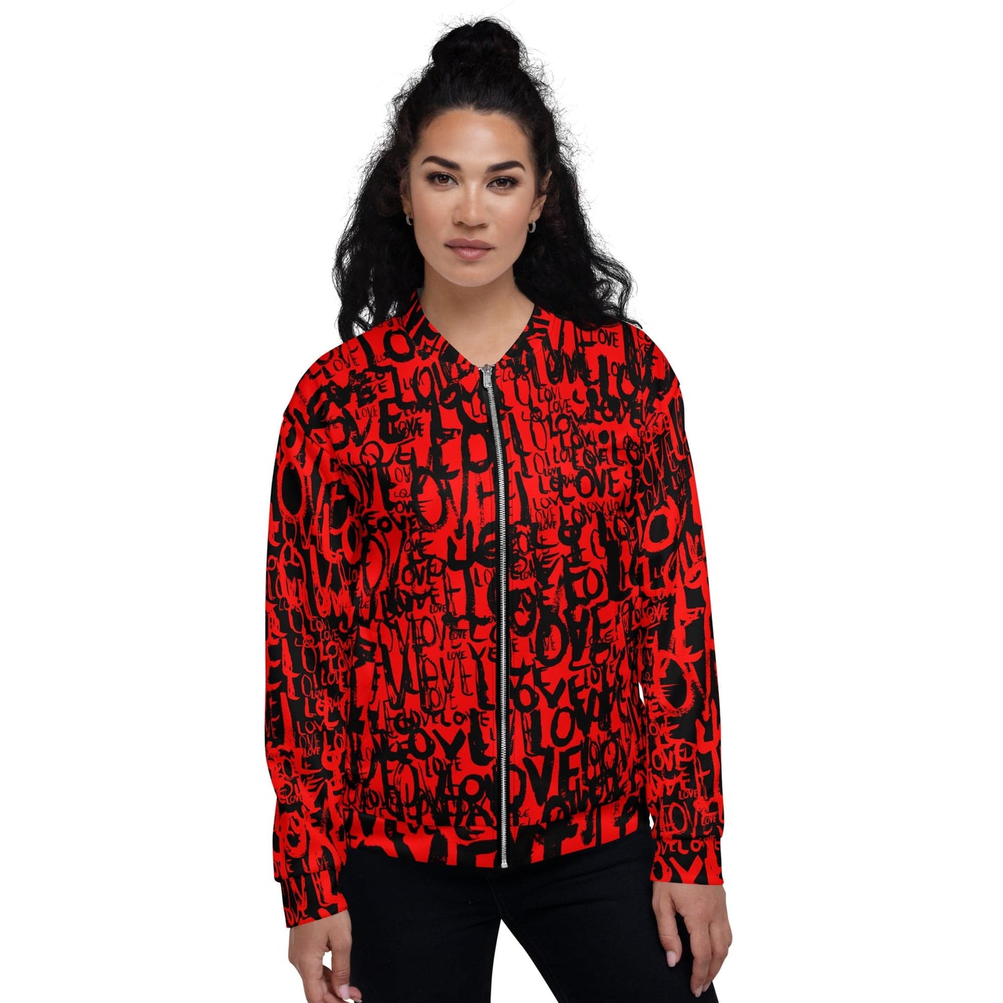 The Love Minimal - All Over Print Unisex Bomber Jacket jackets