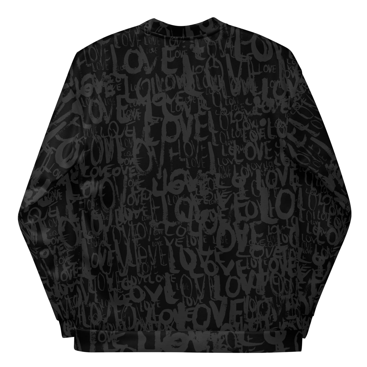 The Love Minimal Gray - All Over Print Unisex Bomber Jacket jackets