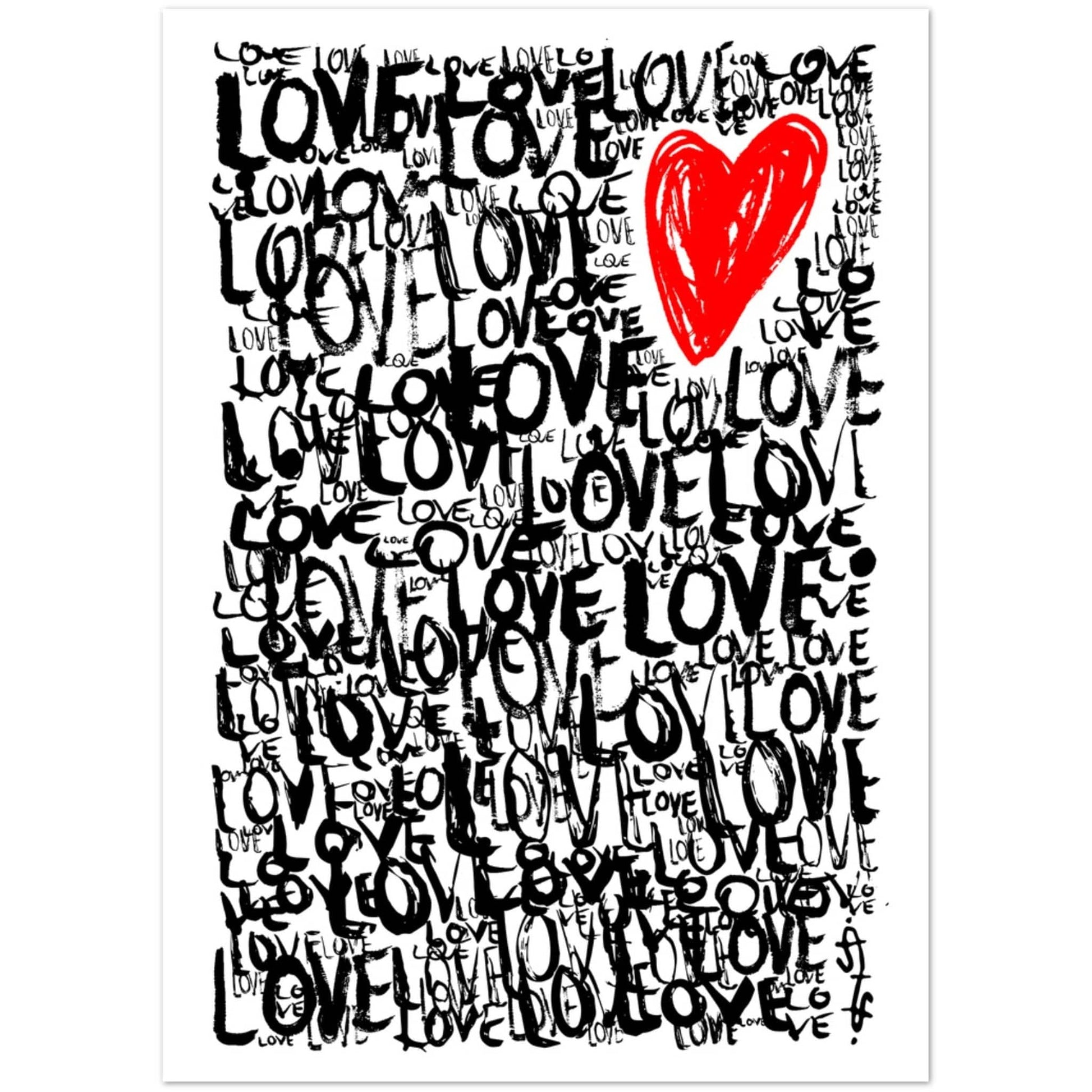 The Love - Pack of 10 Greeting Cards with Envelopes Print Material