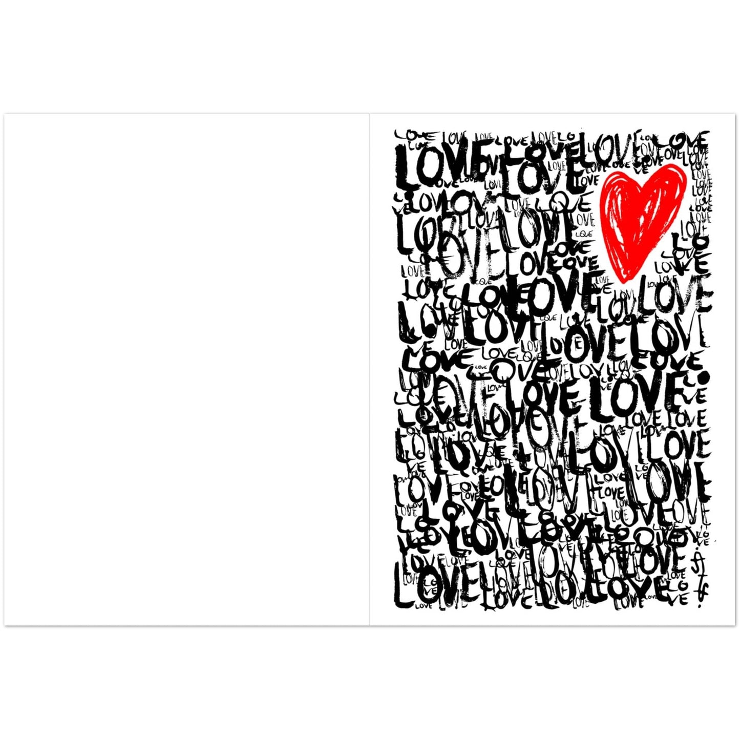 The Love - Pack of 10 Greeting Cards with Envelopes Print Material