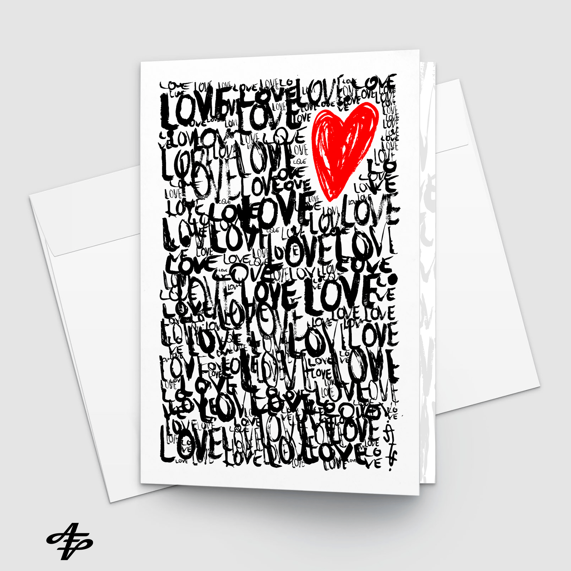 The Love - Pack of 10 Greeting Cards with Envelopes Print Material