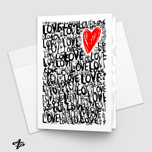 The Love - Pack of 10 Greeting Cards with Envelopes Print Material