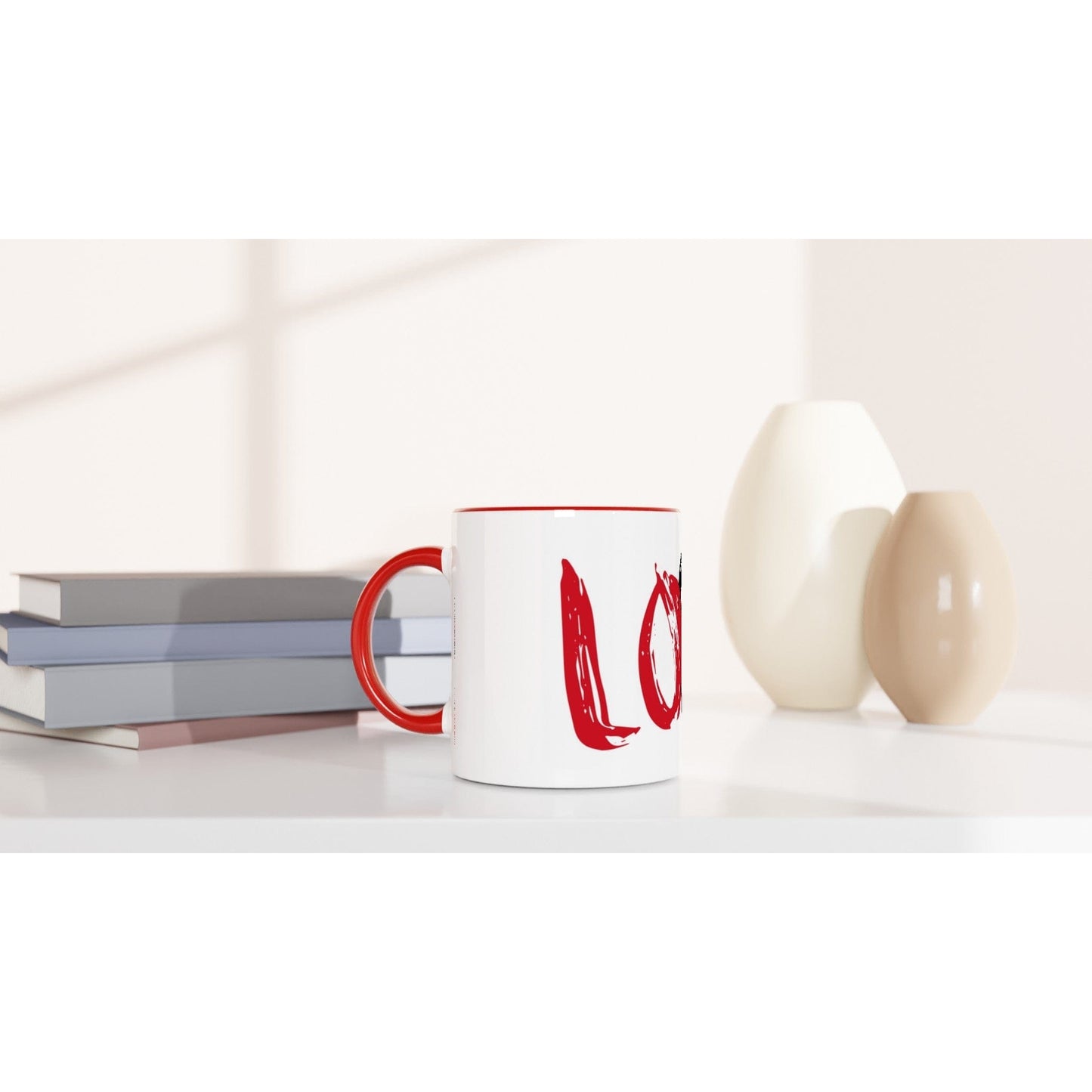 The Love (Red) - 11oz Ceramic Mug Print Material