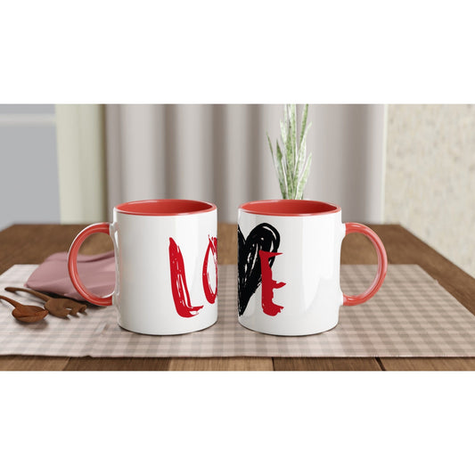 The Love (Red) - 11oz Ceramic Mug Print Material