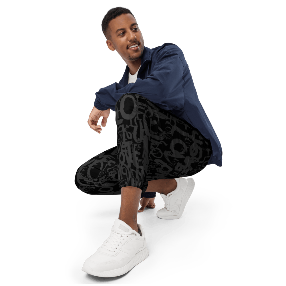The Love Tracker (Black Edition) – Unisex Track Pants apparel