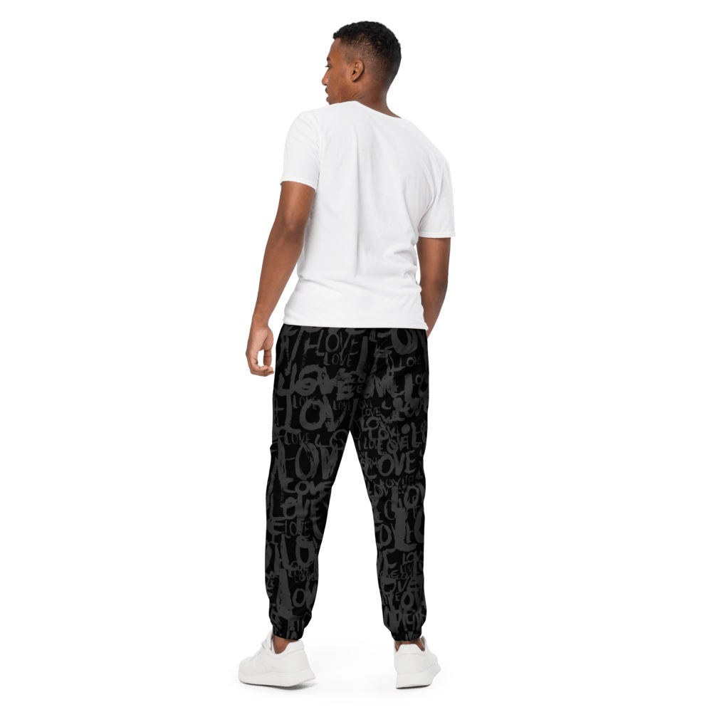 The Love Tracker (Black Edition) – Unisex Track Pants apparel