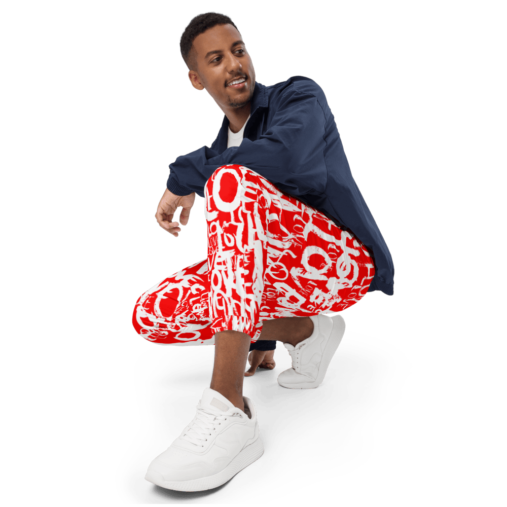 The Love Tracker (Red Edition) – Unisex Track Pants apparel