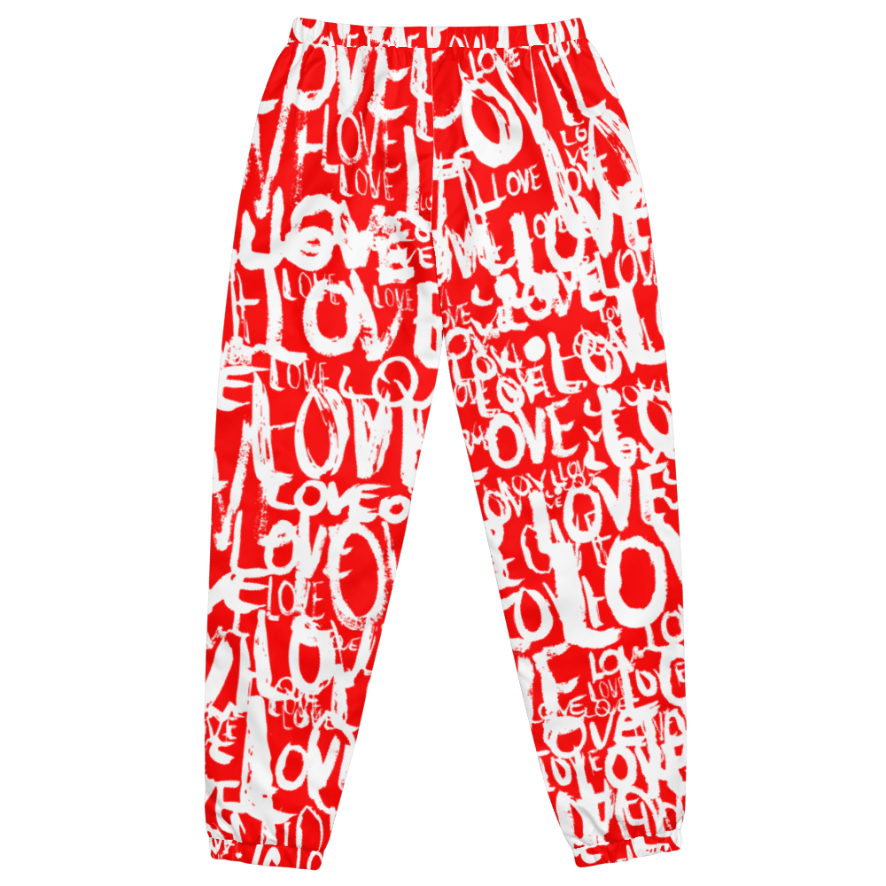 The Love Tracker (Red Edition) – Unisex Track Pants apparel