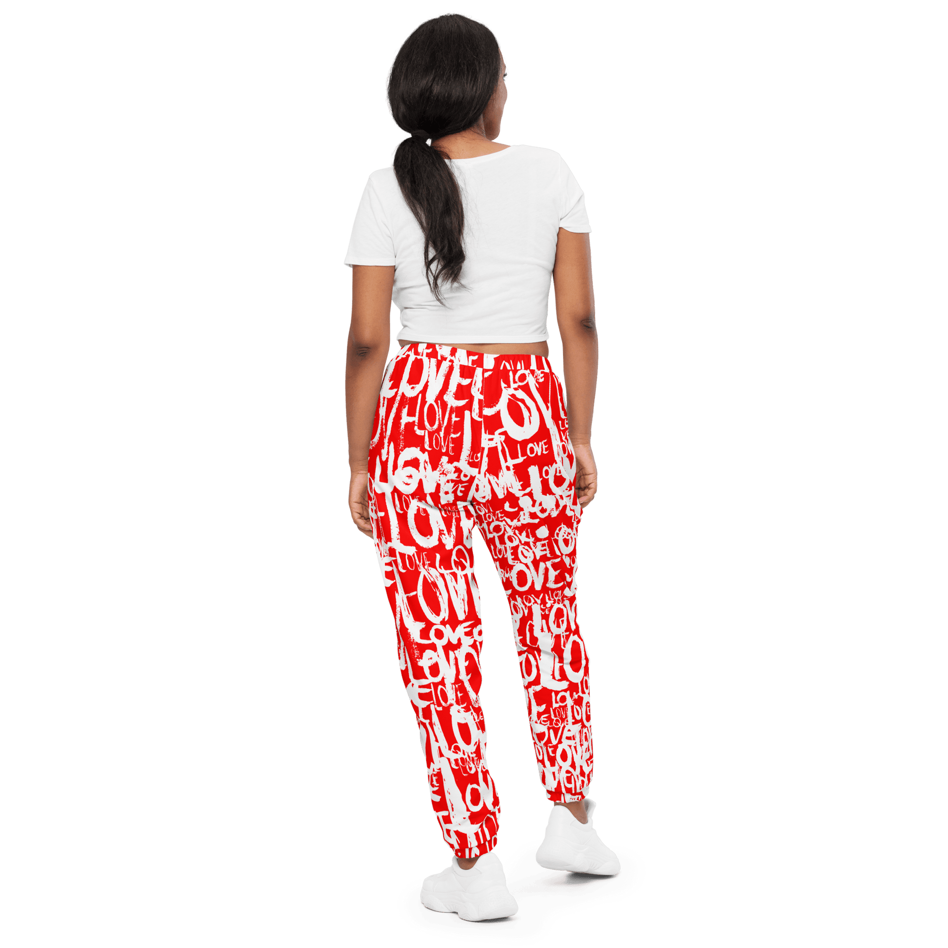 The Love Tracker (Red Edition) – Unisex Track Pants apparel