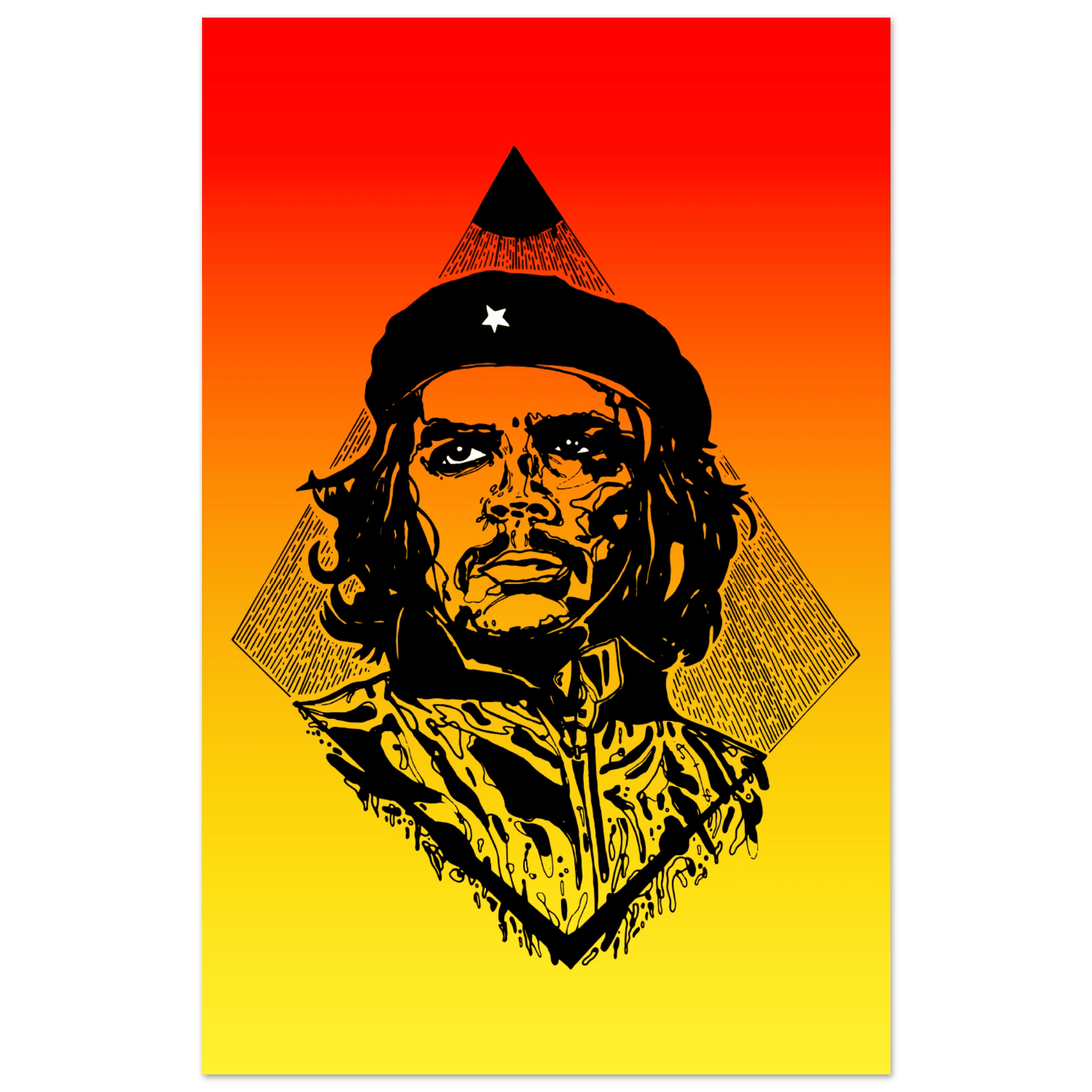 The Revolutionary - "Che" Illustration Print Print Material 28x43  cm / XL (11x17″) / Premium Matte Paper Poster