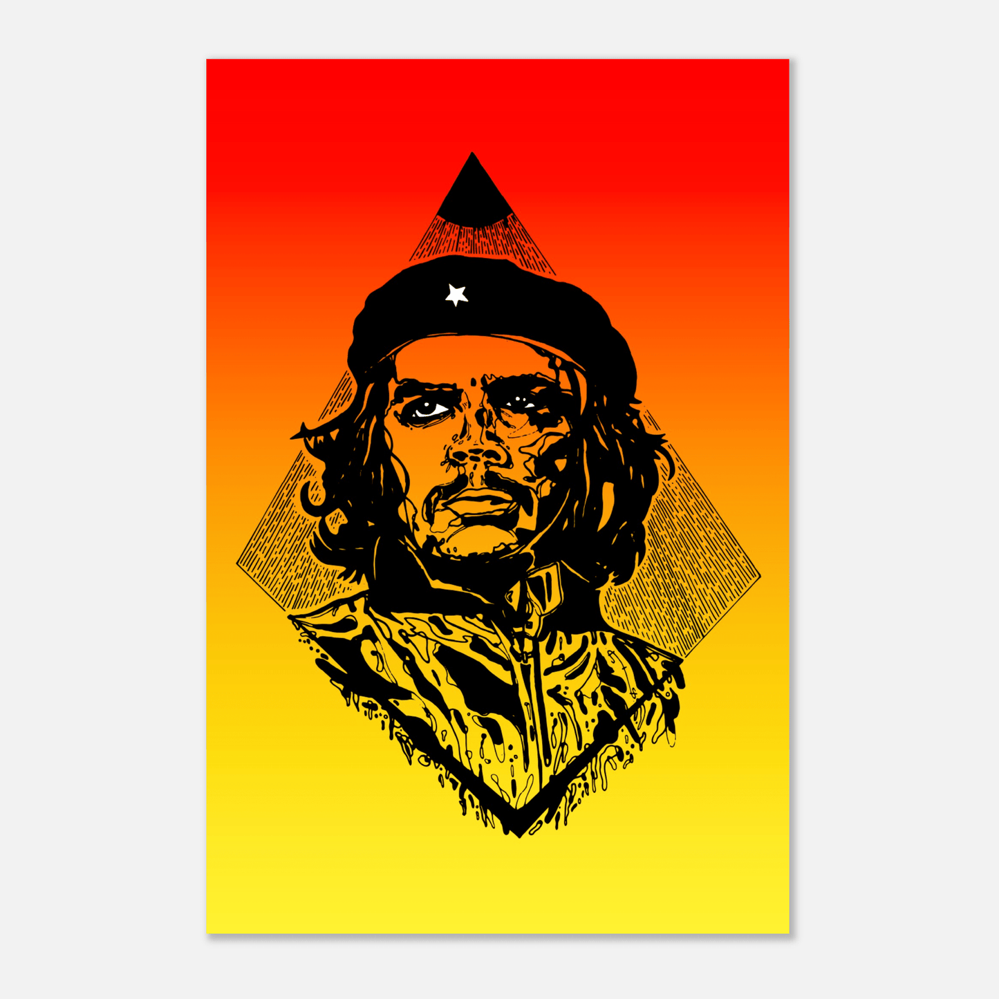 The Revolutionary - "Che" Illustration Print Print Material