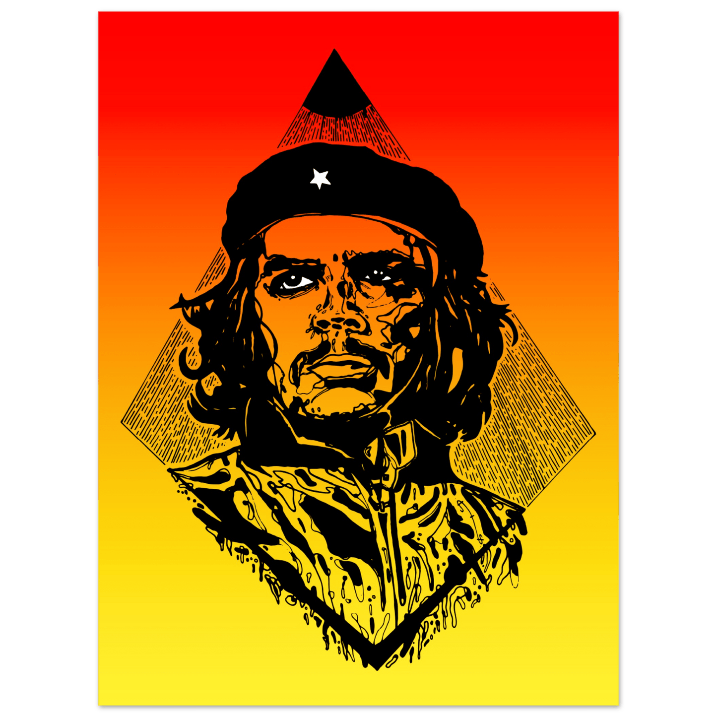 The Revolutionary - "Che" Illustration Print Print Material 45x60 cm / 18x24″ / Premium Matte Paper Poster