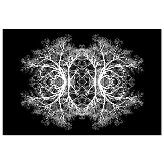 The Tree Of Life - Abstract Art Print (Black Edition) Print Material 60x90 cm / 24x36″ / Premium Matte Paper Poster